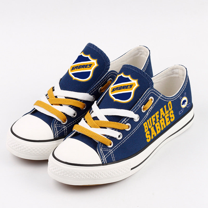 Buffalo Sabres  Low Top Canvas Sport Sneakers Shoes For Men Women Fans
