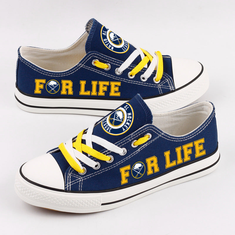 Buffalo Sabres  Low Top Canvas Sport Sneakers Shoes For Men Women Fans
