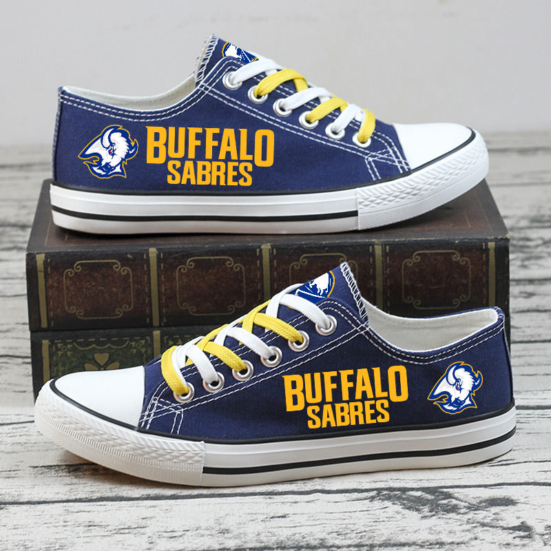 Buffalo Sabres  Low Top Canvas Sport Sneakers Shoes For Men Women Fans