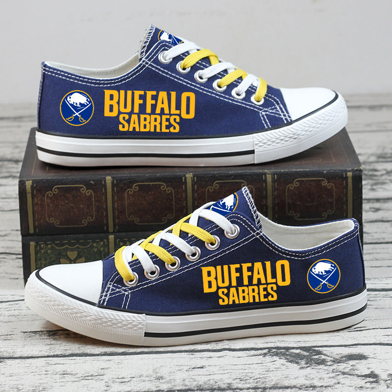 Buffalo Sabres  Low Top Canvas Sport Sneakers Shoes For Men Women Fans