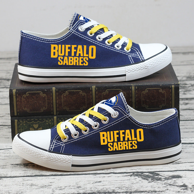 Buffalo Sabres  Low Top Canvas Sport Sneakers Shoes For Men Women Fans