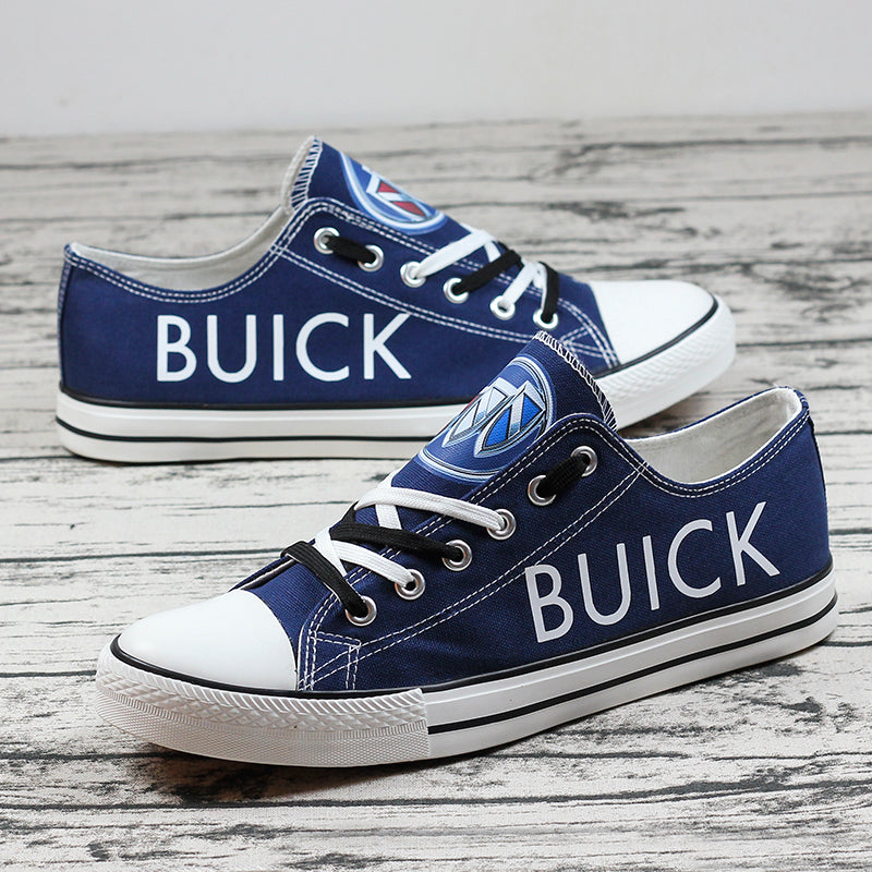 Buick Canvas Sneakers Shoes For Men Women Fans