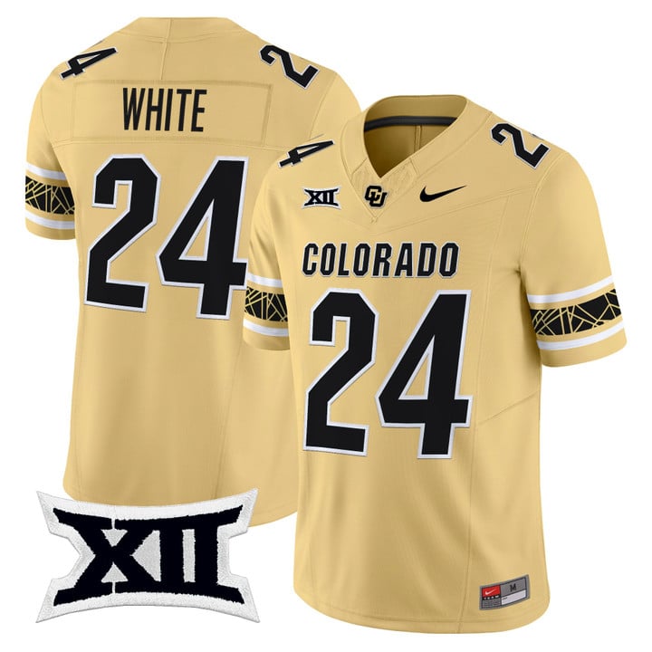 Byron White Jersey #24 Colorado Buffaloes 2025 Vapor Limited V2 Stitched