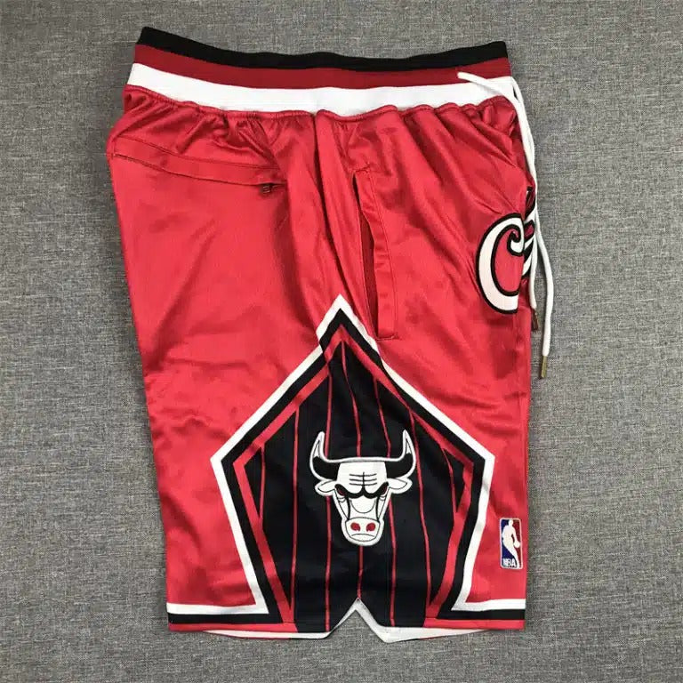 Chicago Bulls _CHICAGO_ Red Basketball Edition Shorts - Basketball Shorts Store