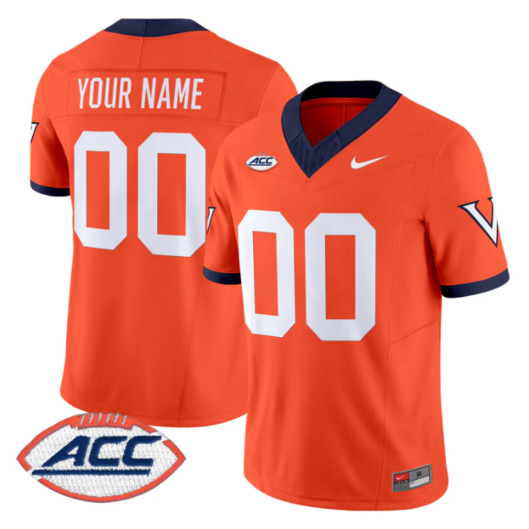 Custom Virginia Cavaliers Jersey Name, Number 1995 Throwbacks Stitched