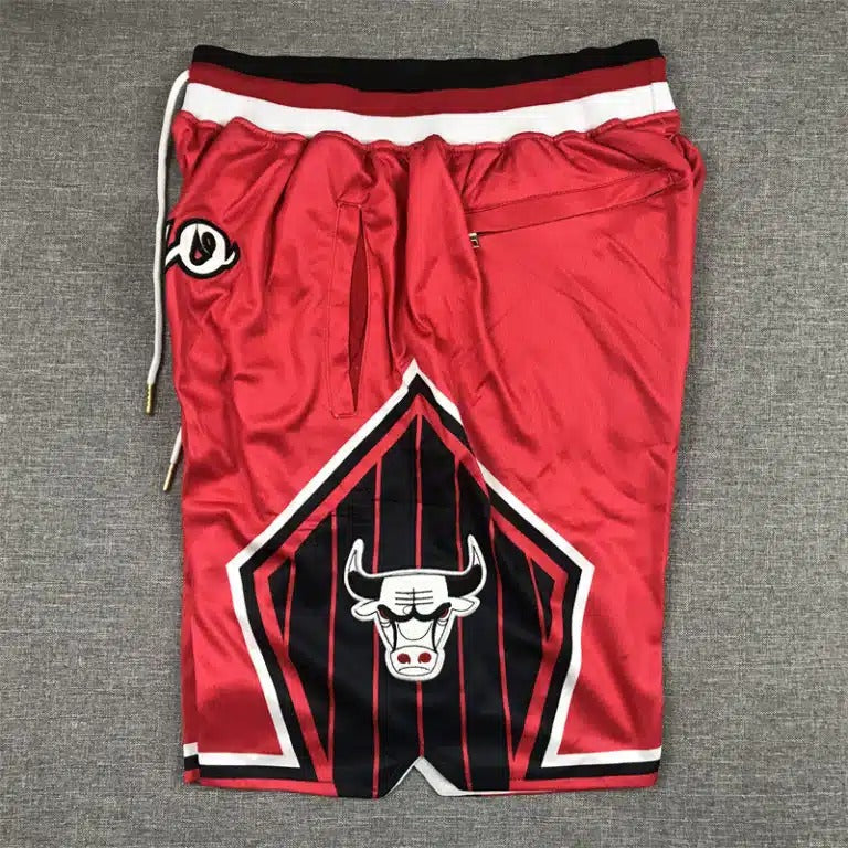 Chicago Bulls _CHICAGO_ Red Basketball Edition Shorts - Basketball Shorts Store