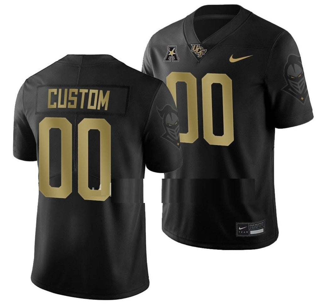 Custom UCF Knights Jersey Name and Number NCAA College Football Alternate Black