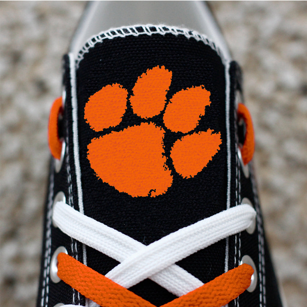 Clemson Tigers Limited Print NCAA College Students Low Top Canvas Shoes Sport Sneakers 1