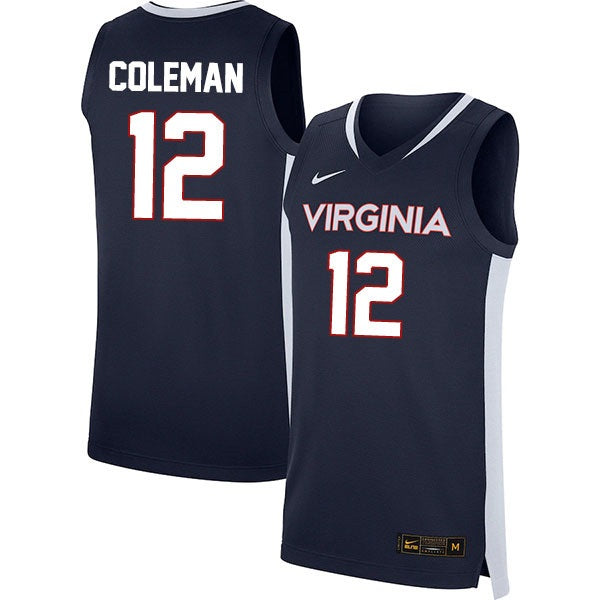 Johnell Davis Jersey #1 FAU Owls College Basketball Replica Navy
