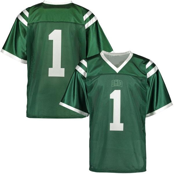 Custom Ohio University Bobcats Jersey Name and Number NCAA College Football Style 2