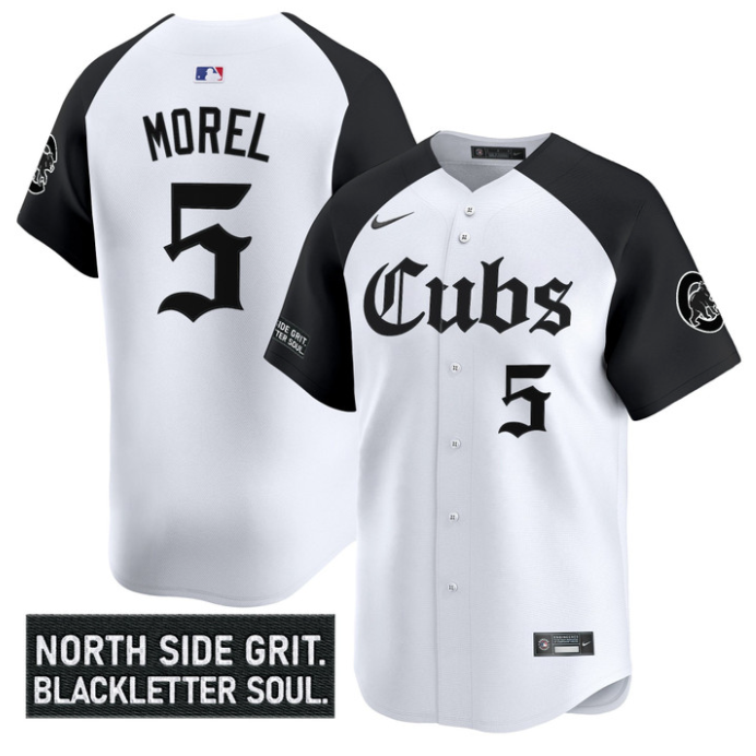 Christopher Morel Jersey #5 Chicago Cubs Gothic North Side Edition Vapor Limited Stitched Alternate