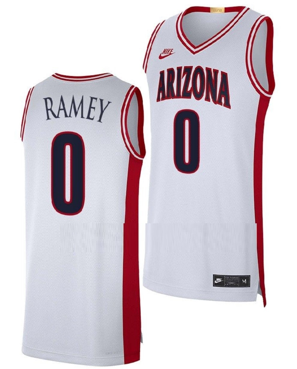 Courtney Ramey Jersey Arizona Wildcats College Basketball Maui Invitational Champs #0