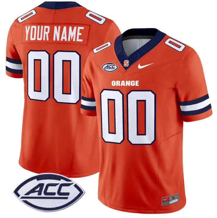 Custom Syracuse Orange Jersey Name and Number Vapor Limited College Football  Orange