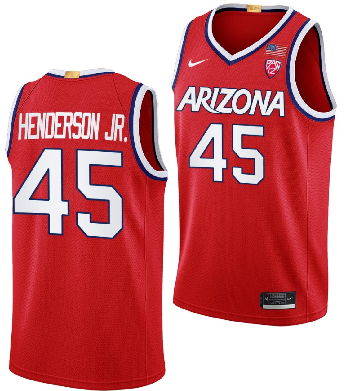Cedric Henderson Jr Jersey Arizona Wildcats College Basketball Limited #45