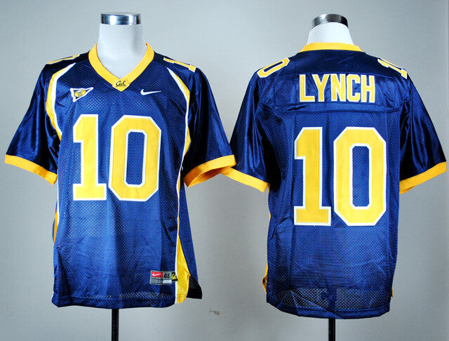 California Golden Bears #10 Marshawn Lynch Football Jersey Blue