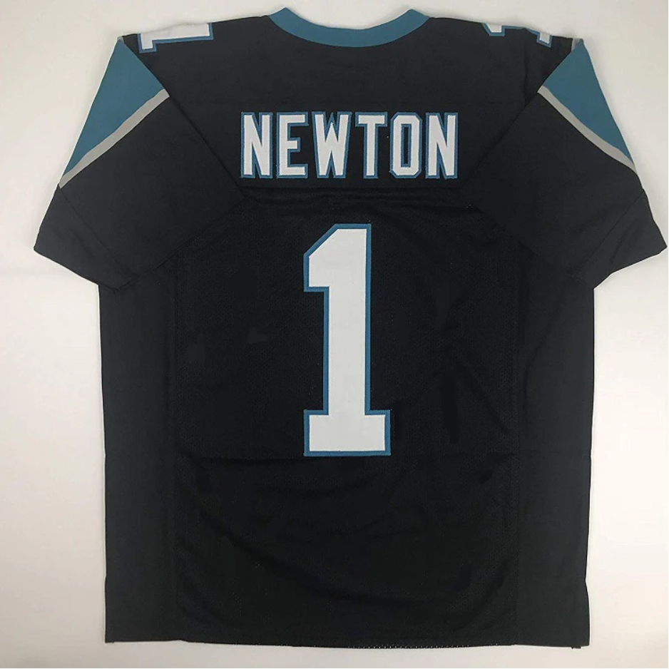 Cam Newton Jersey Carolina Panthers Custom Throwback Football