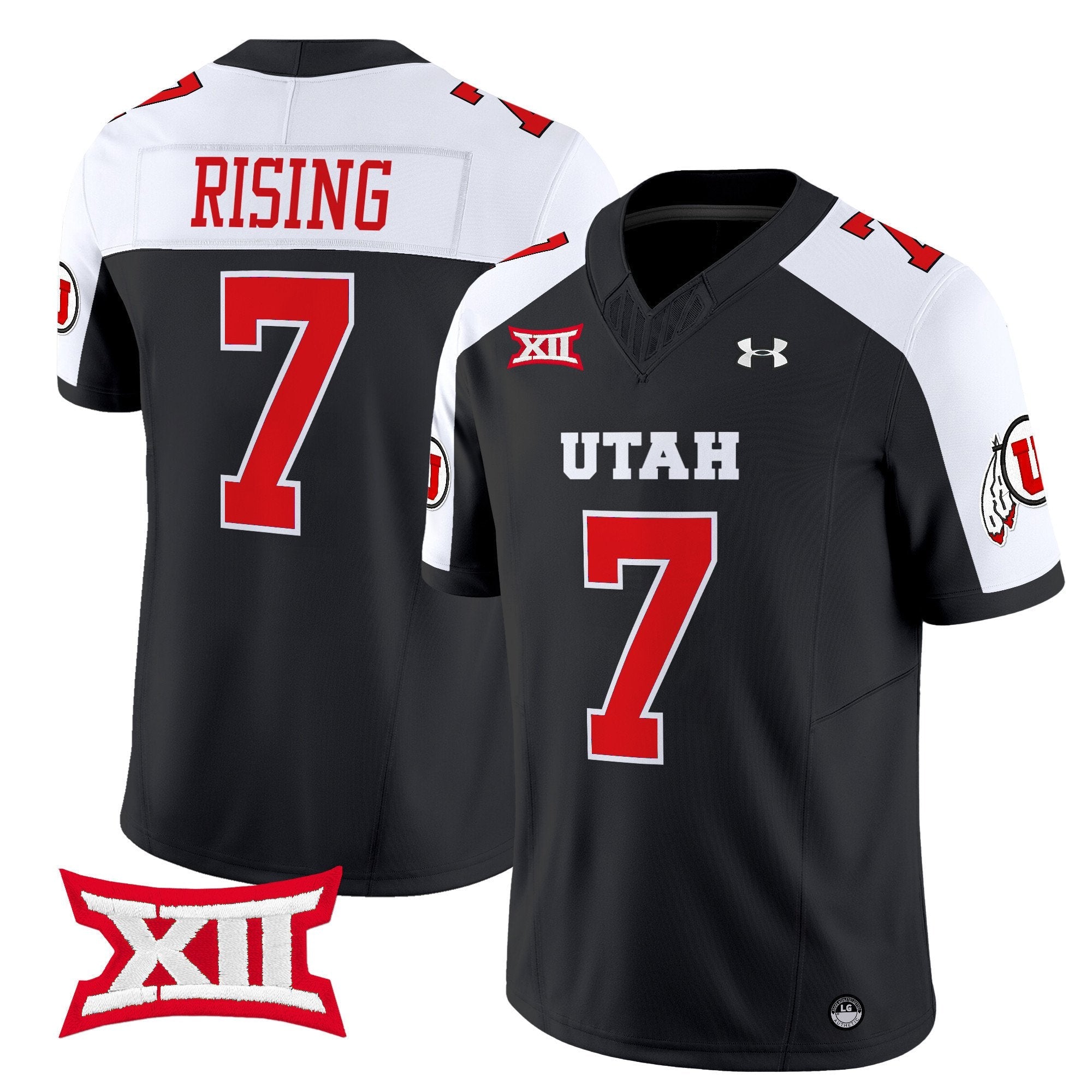 Eric Weddle Jersey #32 Utah Utes 2025 Vapor Limited Stitched Black Alternate