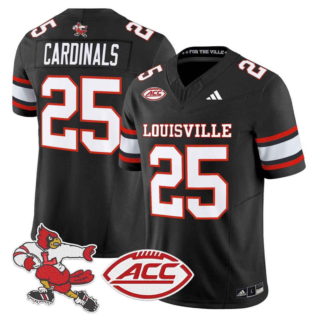 Cardinals Jersey #25 Louisville Cardinals 2025 Vapor Limited Stitched