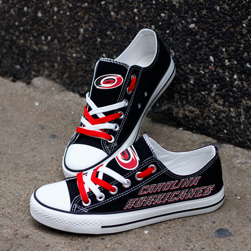 Carolina Hurricanes Low Top Canvas Sport Sneakers Shoes For Men Women Fans