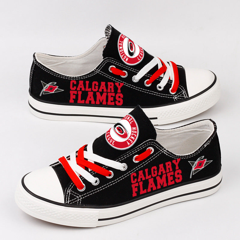 Carolina Hurricanes Low Top Canvas Sport Sneakers Shoes For Men Women Fans