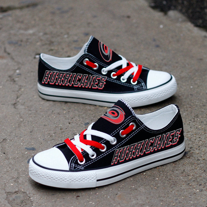 Carolina Hurricanes Low Top Canvas Sport Sneakers Shoes For Men Women Fans