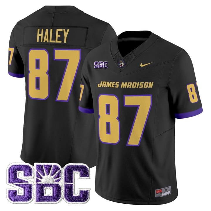 Charles Haley Jersey #87 James Madison Dukes 2025 Vapor Limited Stitched
