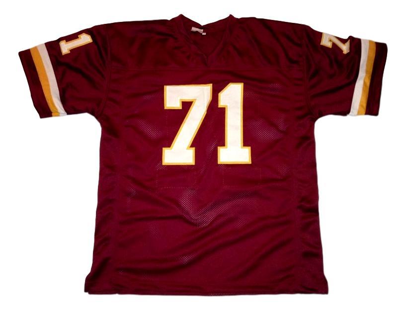 Charles Mann Jersey #71 Custom Unsigned Football Jerseys Stitched Maroon