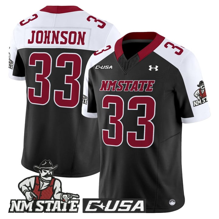 Charley Johnson Jersey #33 New Mexico State Aggies 2025 Vapor Stitched