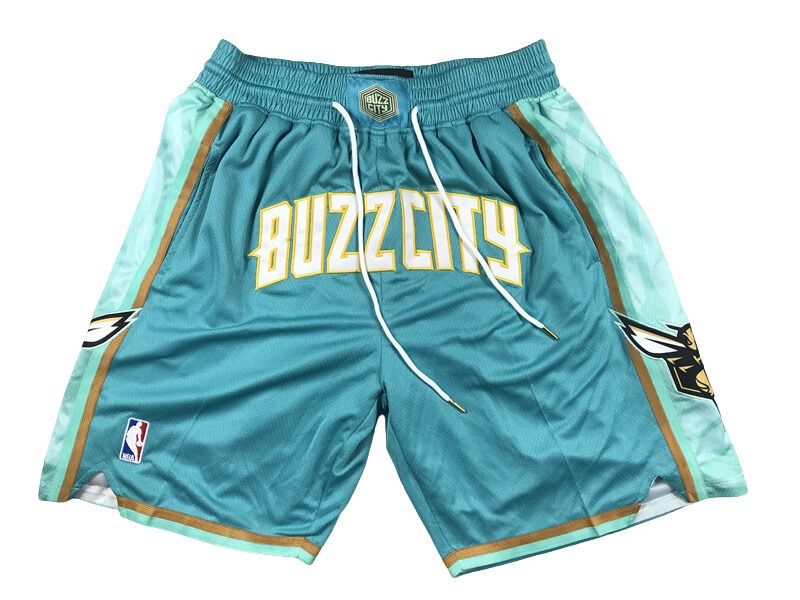 Charlotte Hornets 2023-24 Teal City Edition Swingman Shorts