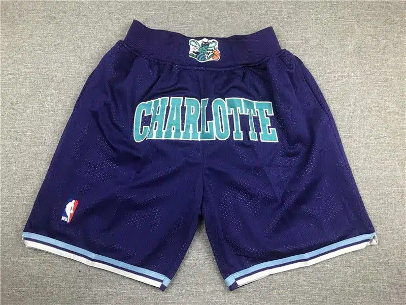 Charlotte Hornets Shorts Purple