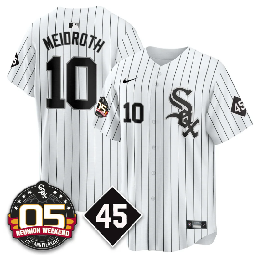 Chase Meidroth Jersey #10 Chicago White Sox 2025 Reunion Weekend White