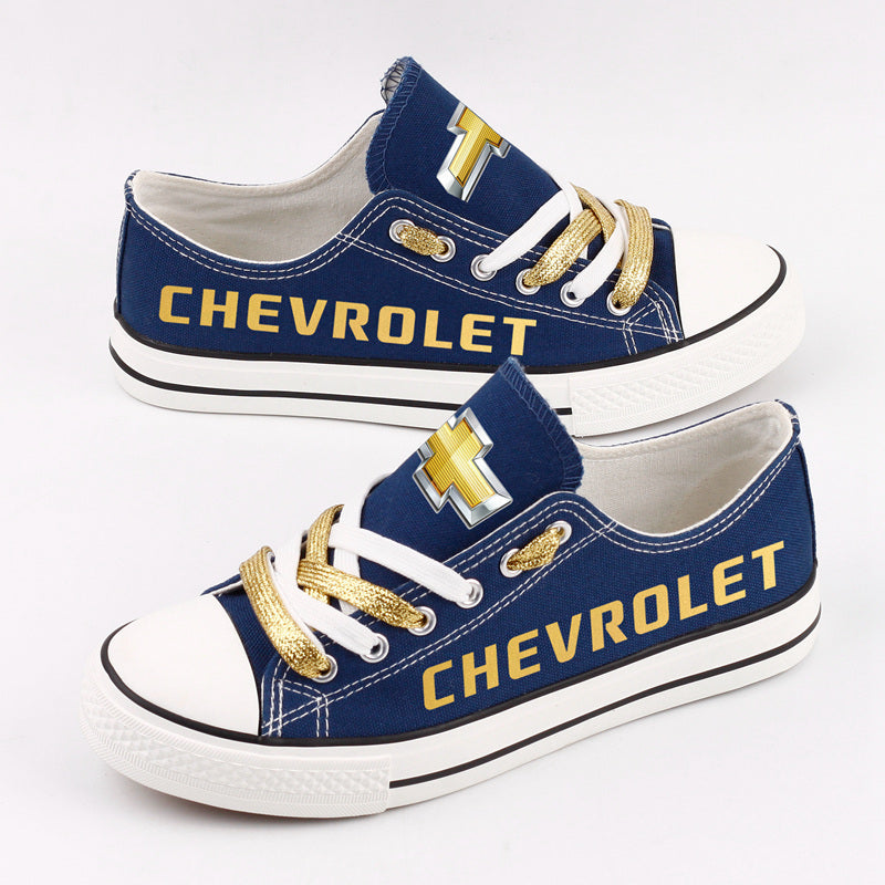 Chevrolet Canvas Sneakers Shoes For Men Women Fans