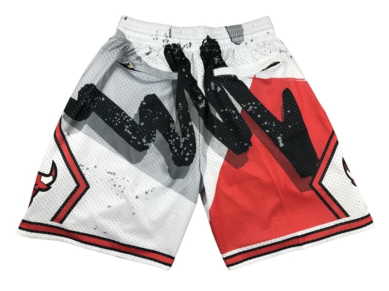 Chicago Bulls 1997-98 Hyper Hoops White Shorts