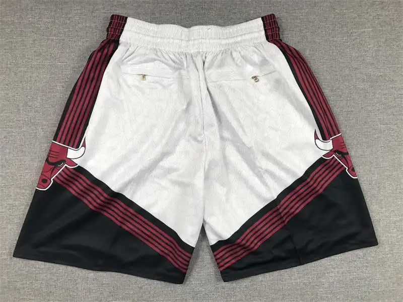 Chicago Bulls 2022-23 City Edition White Shorts - Basketball Shorts Store