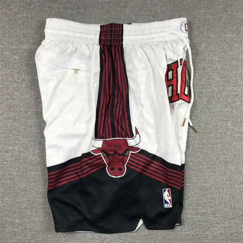 Chicago Bulls 2022-23 City Edition White Shorts - Basketball Shorts Store