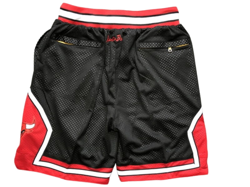 Chicago Bulls Black Red Shorts