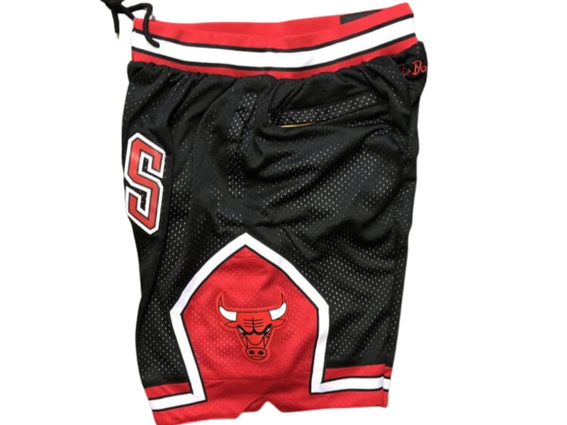 Chicago Bulls Black Red Shorts