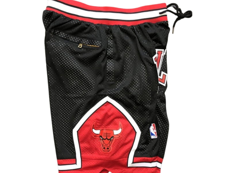 Chicago Bulls Black Red Shorts