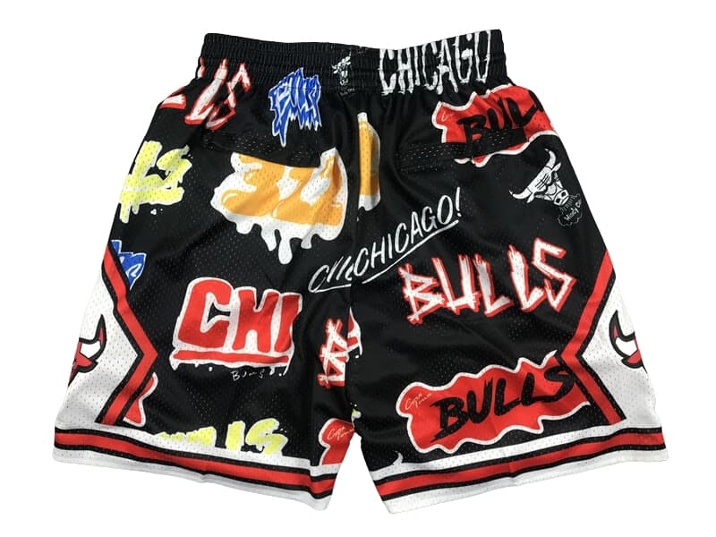 Chicago Bulls Slap Sticker Swingman Shorts