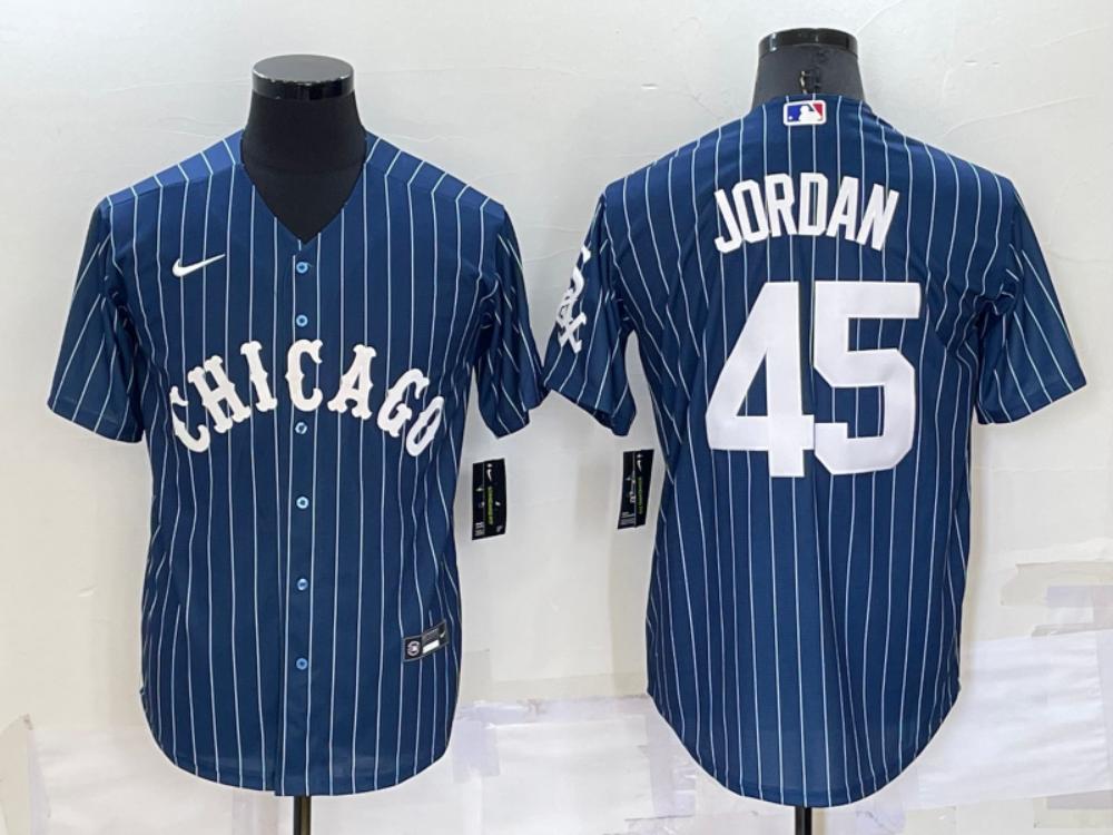 Chicago White Sox Michael Jordan Navy Throwback Jersey