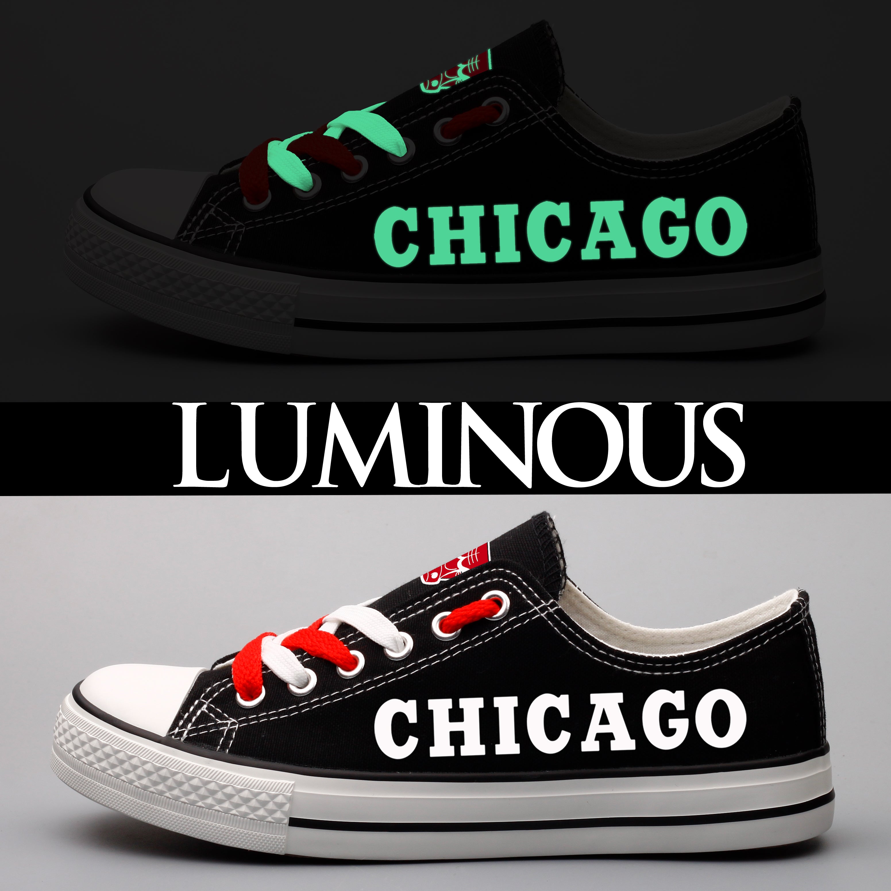 Chicago Bulls Atlanta Hawks Sport Sneakers Shoes For Men Women Fans