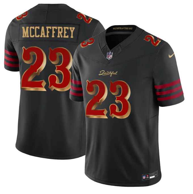 Christian McCaffrey Jersey #23 F.U.S.E. Football Limited Rivalry Series Stitched