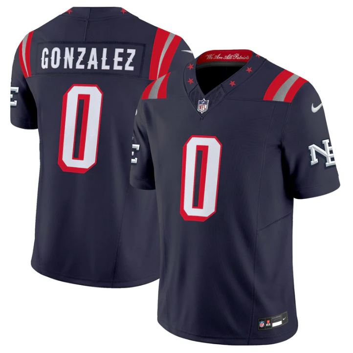 Christian Gonzalez Jersey #0 Rivalries 2025 Vapor Limited Stitched