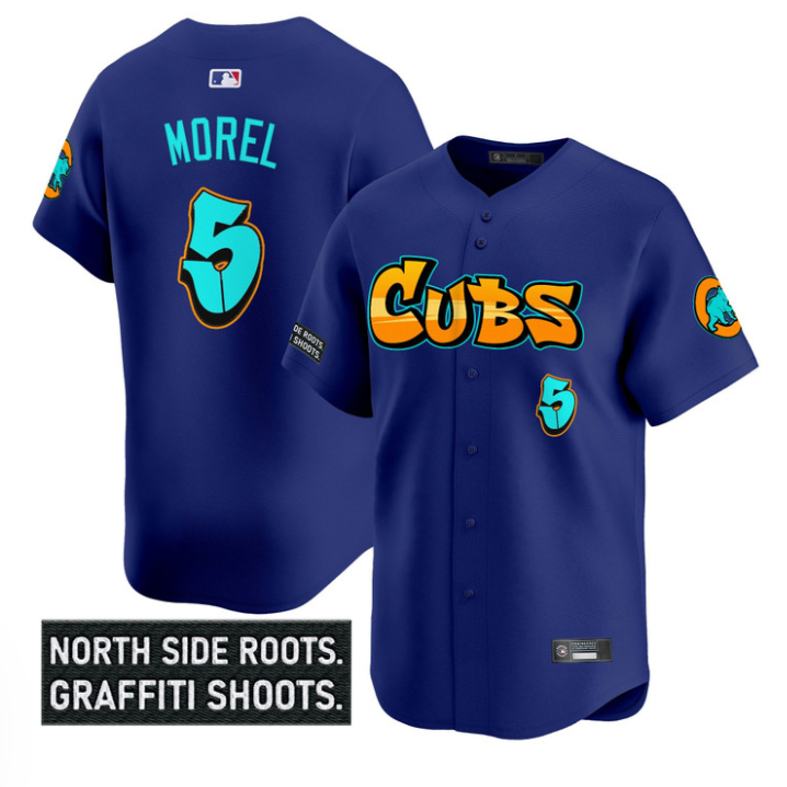 Christopher Morel Jersey #5 Chicago Cubs Graffiti North Side Edition White