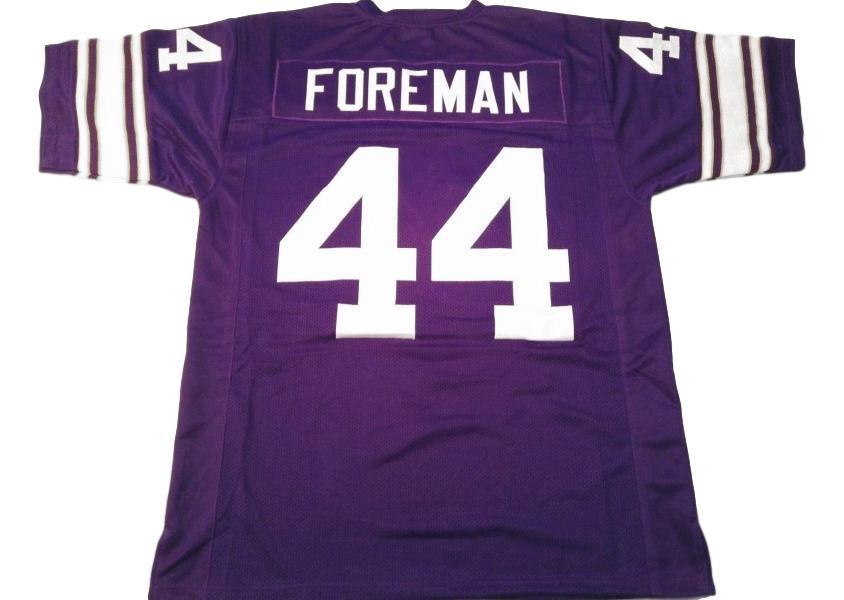 Chuck Foreman Jersey #44 Custom Unsigned Football Stitched Purple