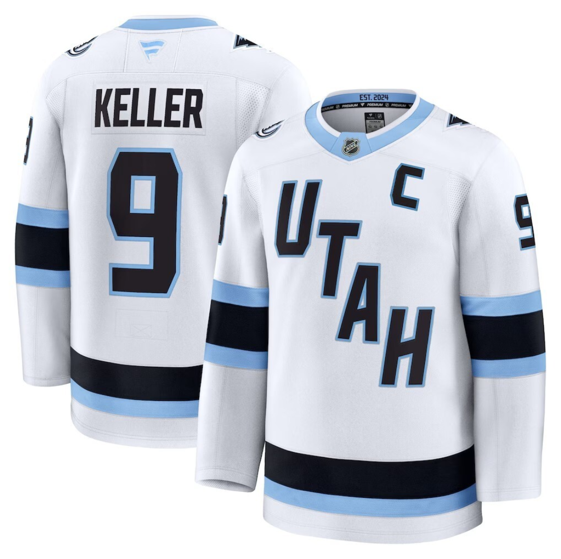 Clayton Keller Jersey #9 Utah Home Away Premium Player Stitched