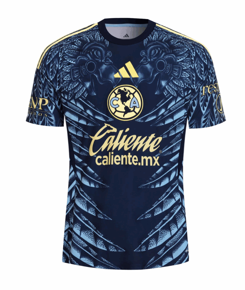 Club América 2025-26 B. Rodriguez 7 Away Jersey – Navy