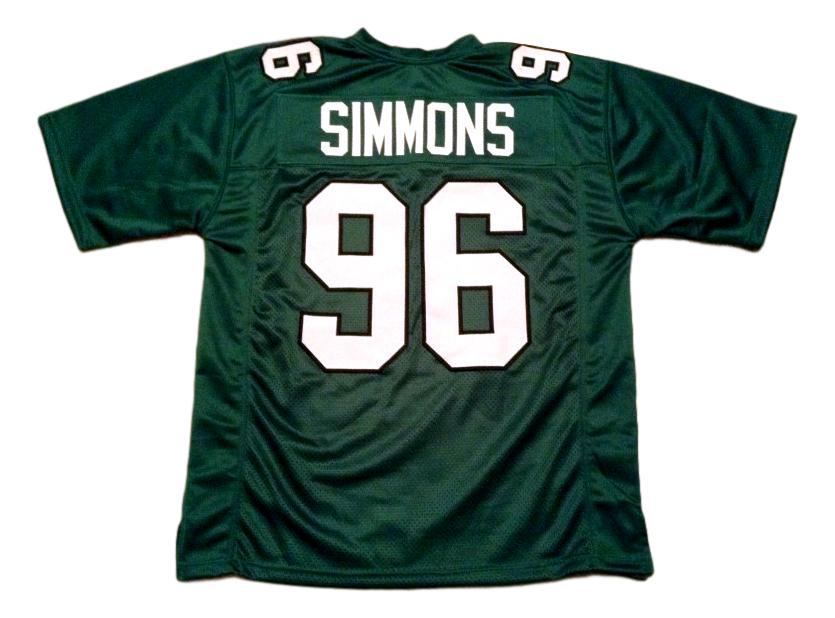 Clyde Simmons Jersey #96 Custom Unsigned Football Stitched Green