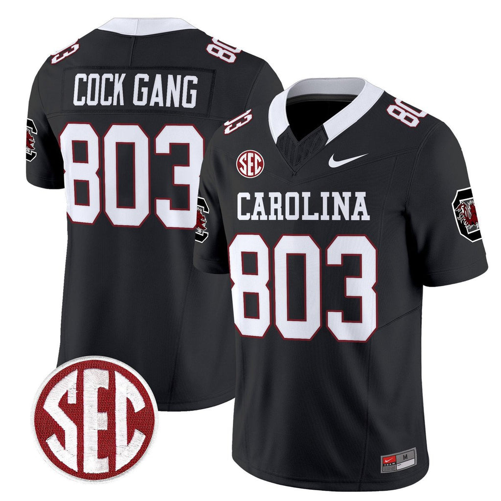 Cock Gang Jersey #803 Carolina 1980 Throwback Rebrand 2026 Stitched Garnet Alter
