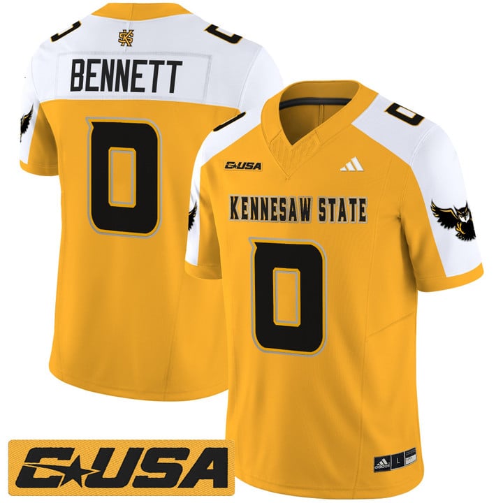 Coleman Bennett Jersey #0 Kennesaw State Owls 2025 Vapor Stitched